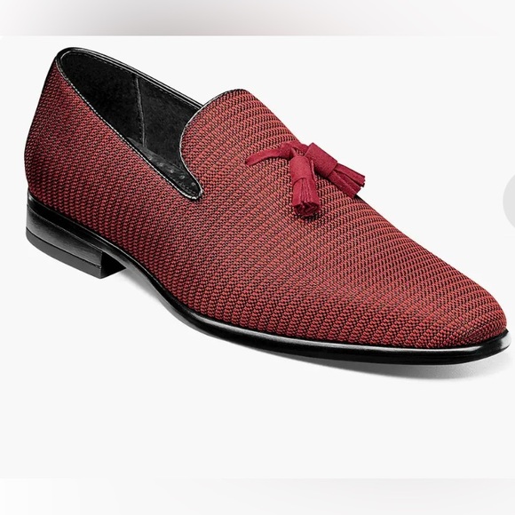 Stacy Adams Tazewell Plain Toe Tassel Slip-On Loafers Sz. 12M - Picture 1 of 9
